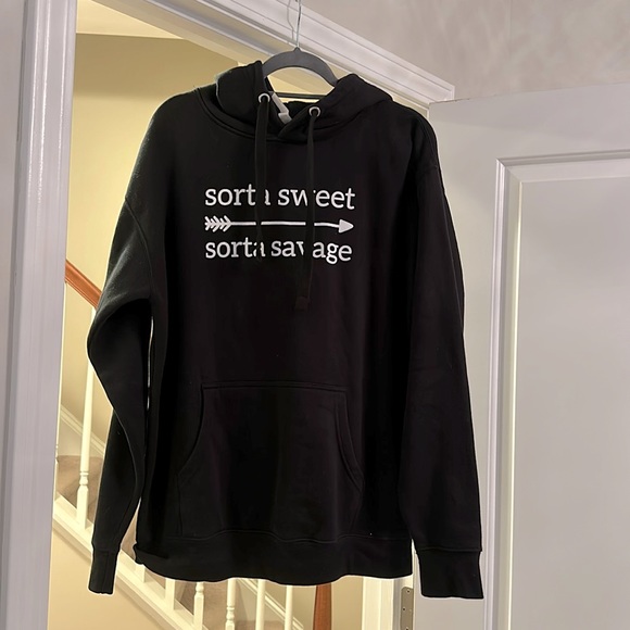 modern karmavore Tops Karmavore Hoodie Poshmark